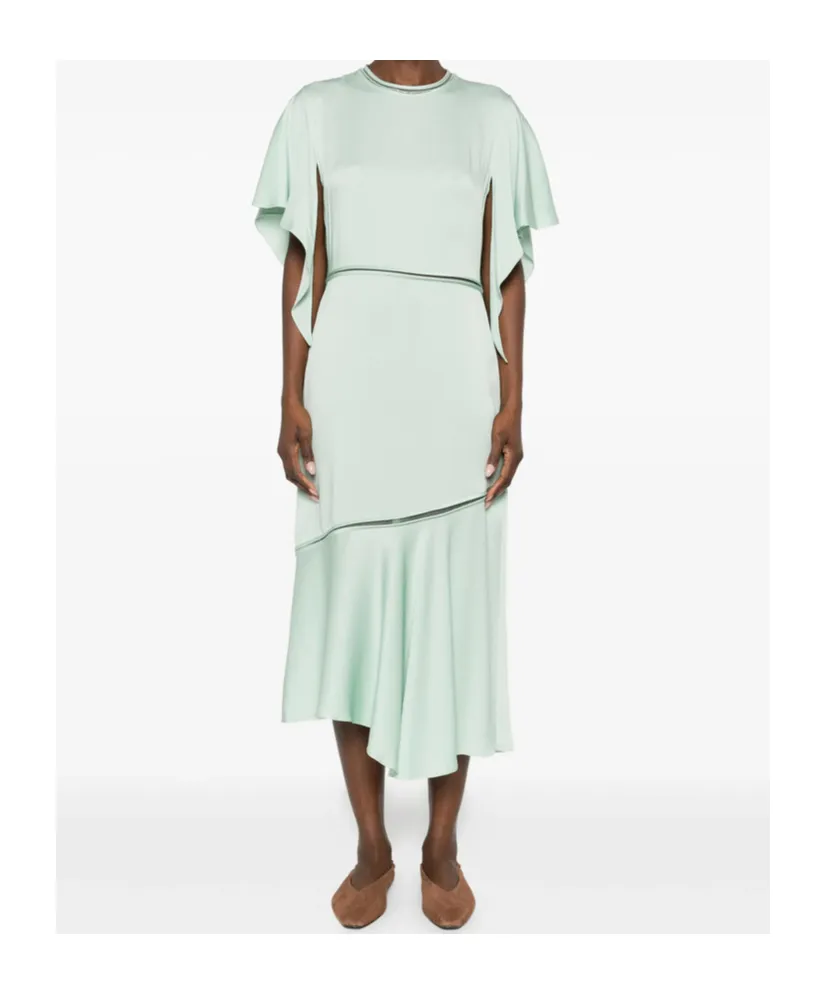 Ruffled Midi Dress