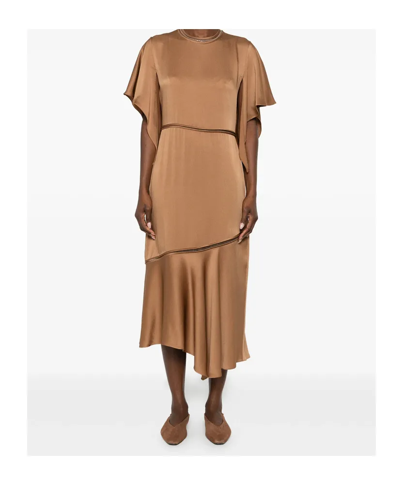 Ruffled Midi Dress
