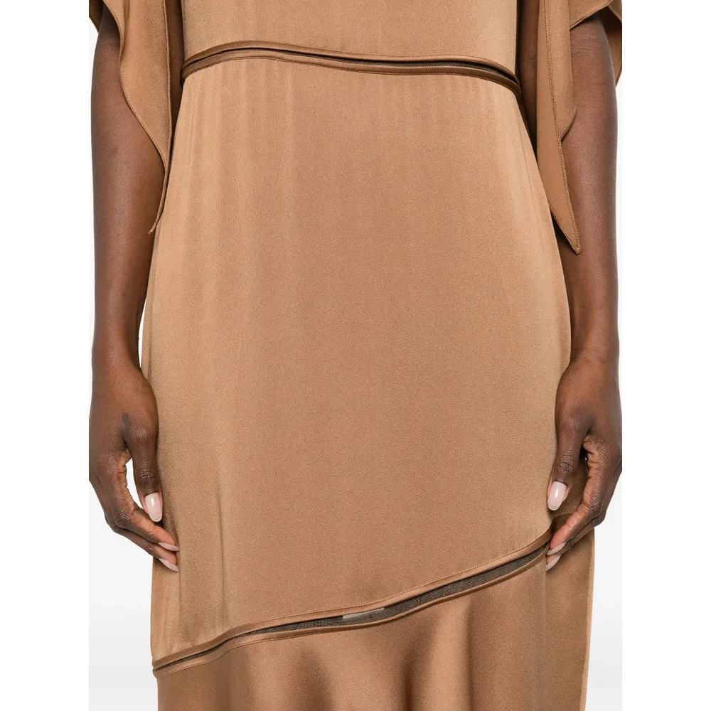 Ruffled Midi Dress