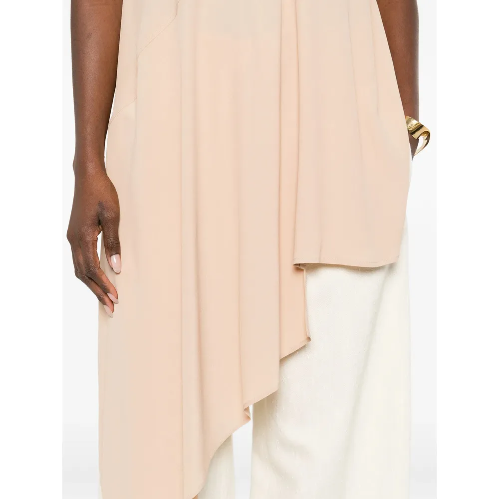 Fabiana Filippi Asymmetric Sleeveless Top