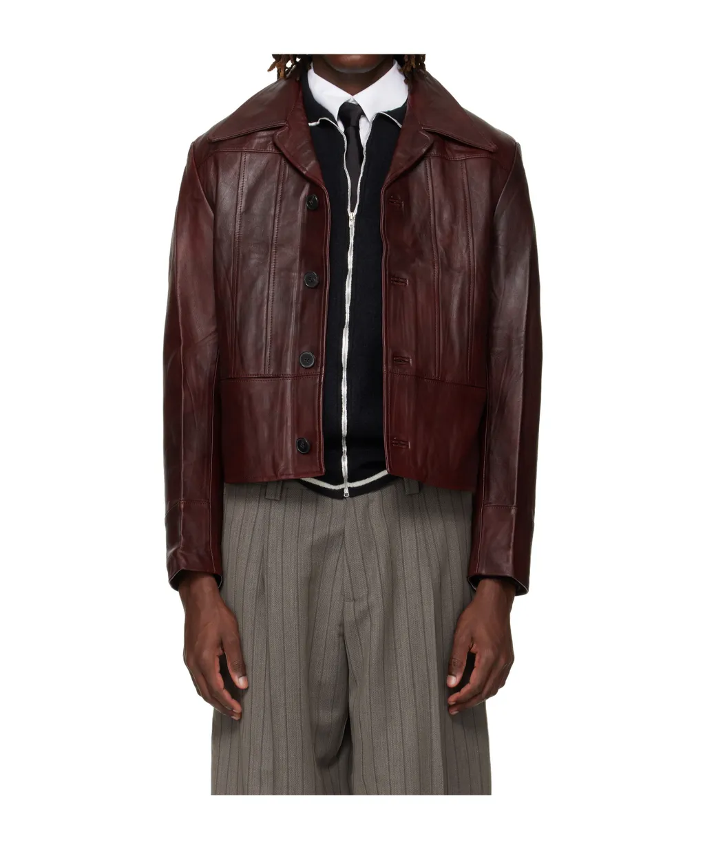 Nick's Button-Down Leather Jacket