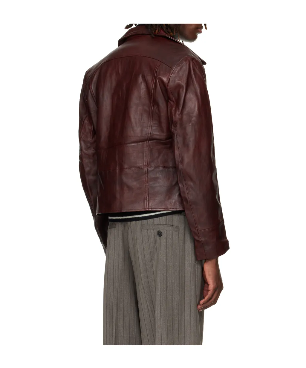 Nick's Button-Down Leather Jacket
