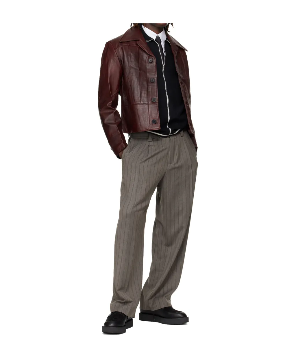 Nick's Button-Down Leather Jacket