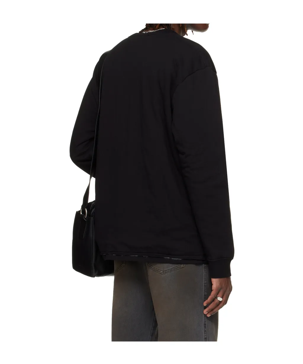 Long-Sleeved Crew Neck T-Shirt