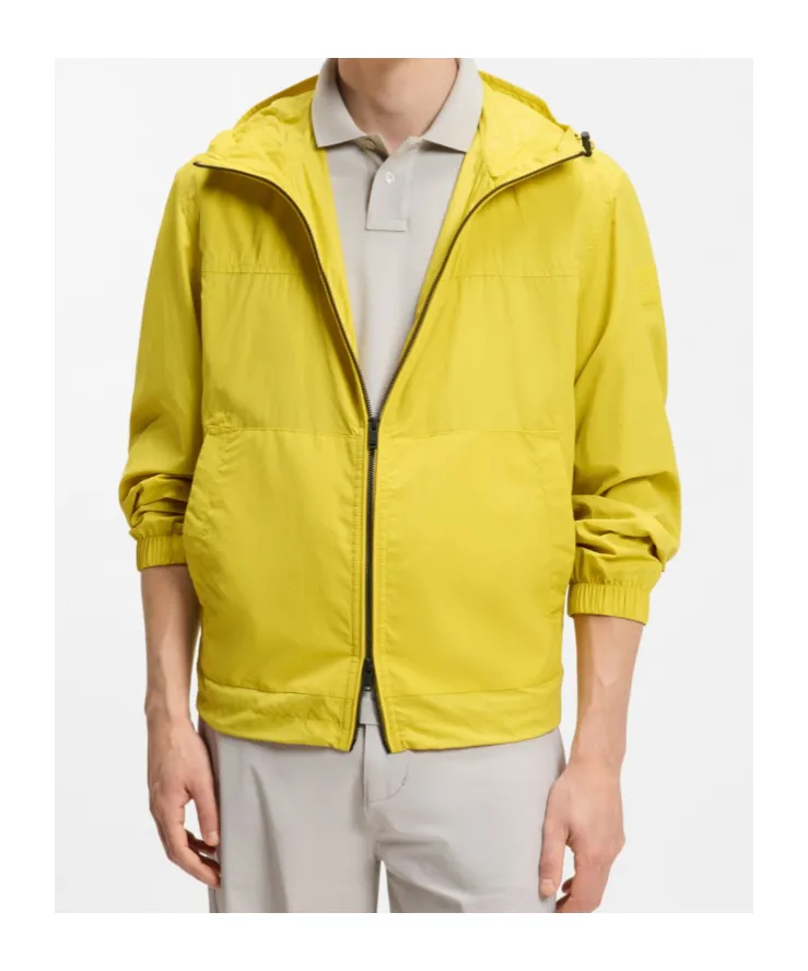 Regular-Fit Windbreaker In Water-Repellent Soft-Touch Fabric