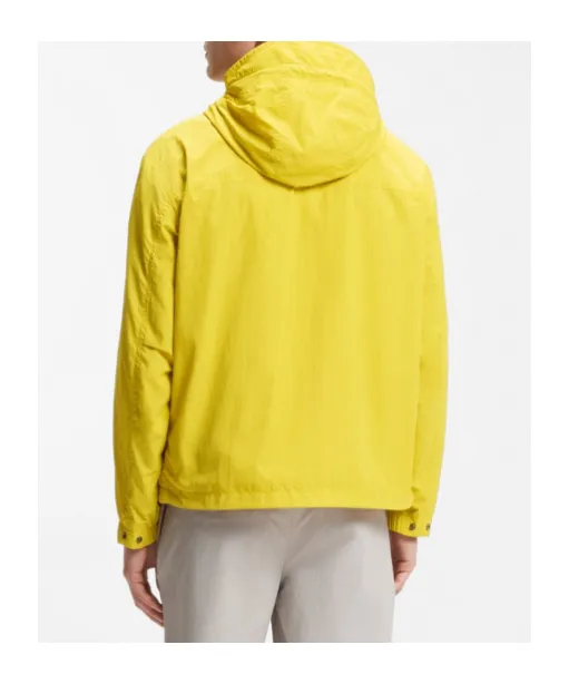 Regular-Fit Windbreaker In Water-Repellent Soft-Touch Fabric