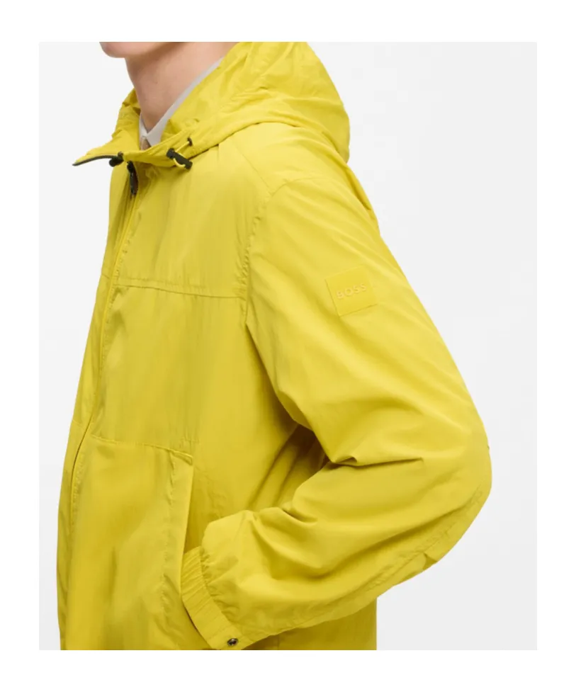 Regular-Fit Windbreaker In Water-Repellent Soft-Touch Fabric