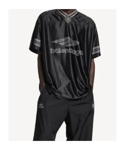 3B Football V-Neck T-Shirt Oversized In