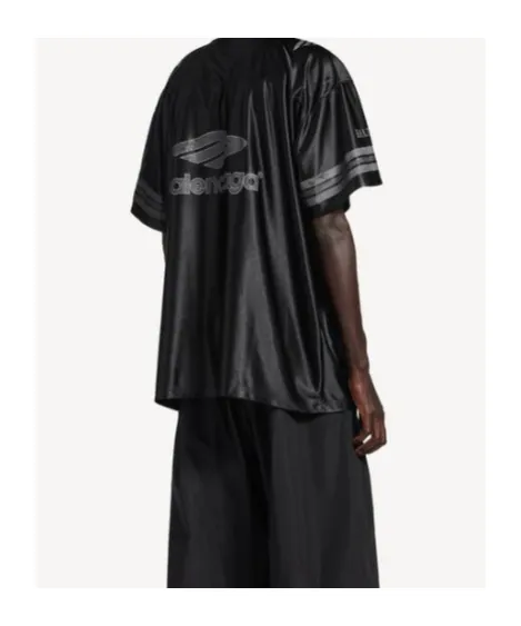 3B Football V-Neck T-Shirt Oversized In