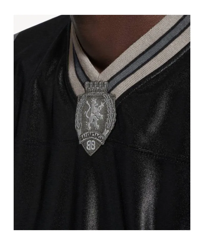 3B Football V-Neck T-Shirt Oversized In
