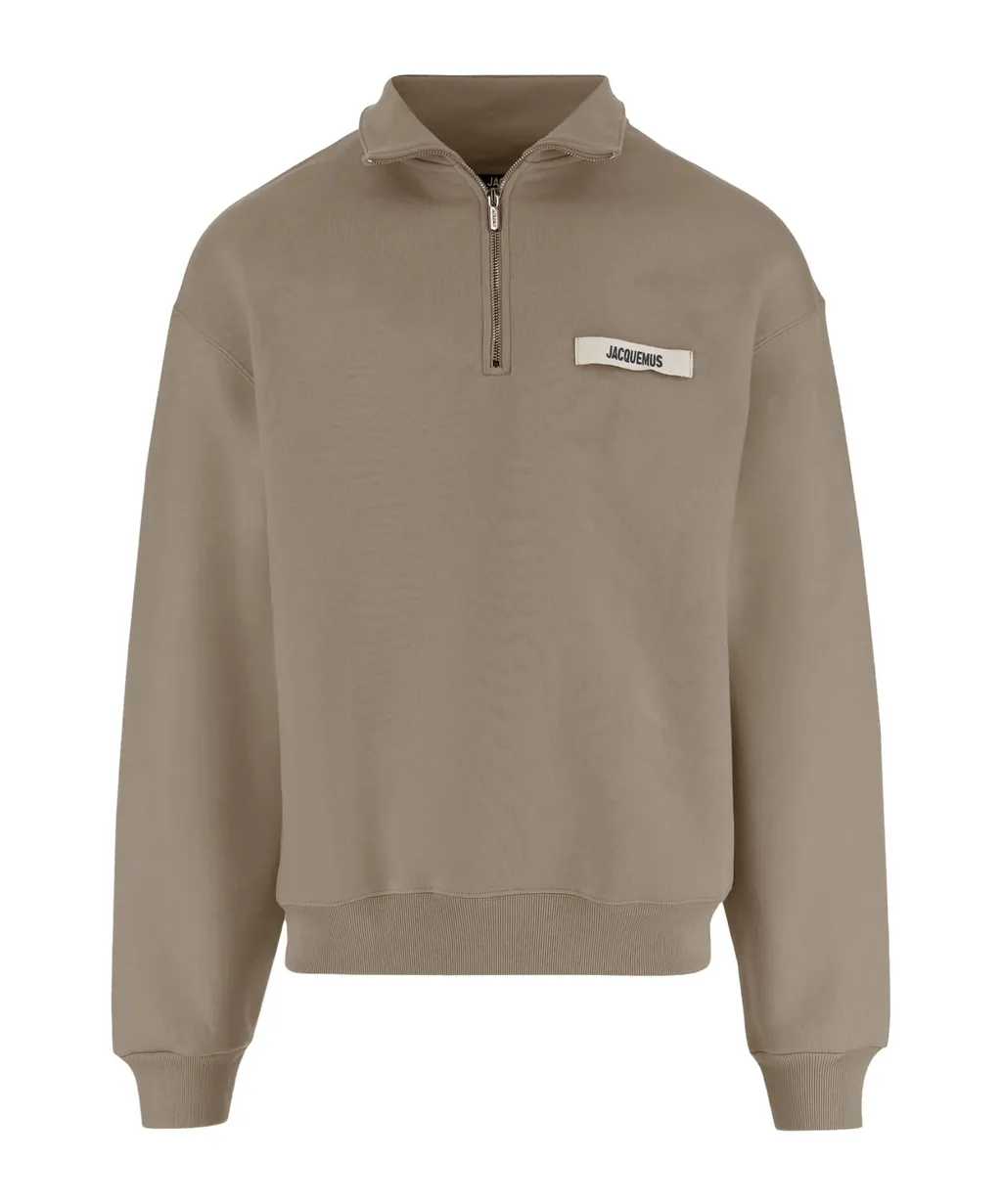 Jacquemus Logo Patch High-Neck Sweatshirt
