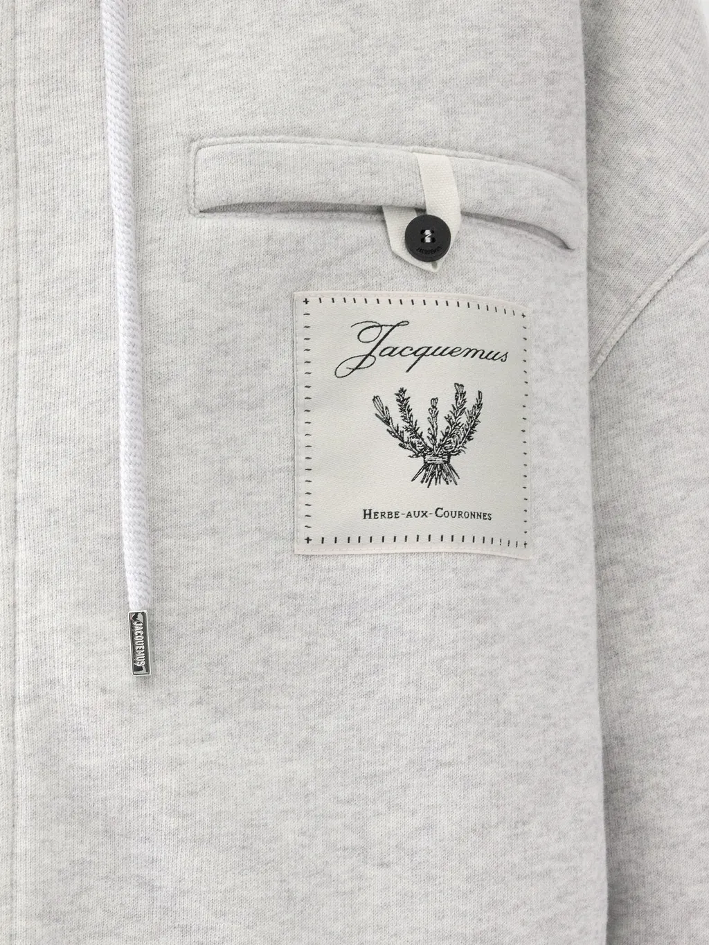 Jacquemus Drawstring Zipped Hoodie