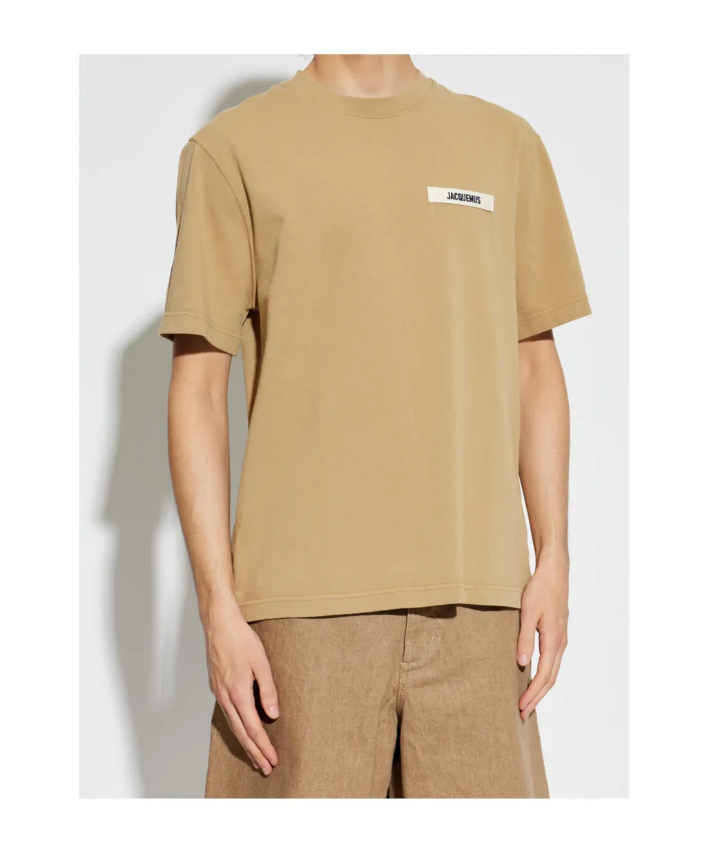 Jacquemus Logo Patch Crewneck T-Shirt