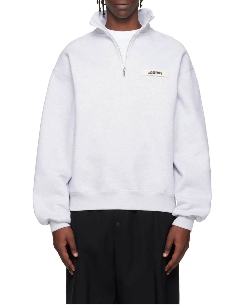 Jacquemus Logo Patch High-Neck Sweatshirt