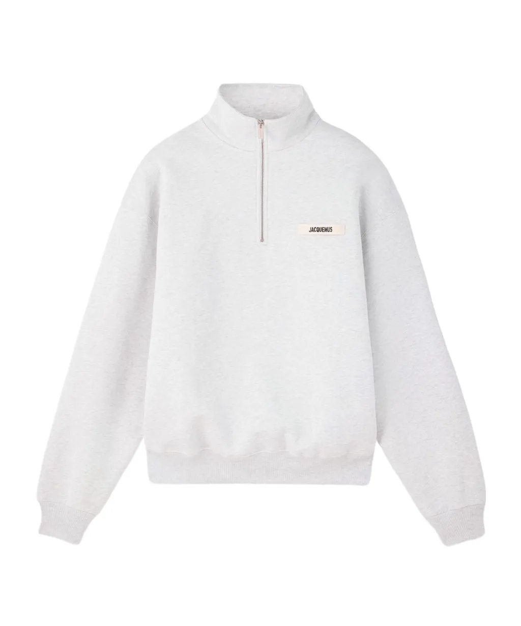 Jacquemus Logo Patch High-Neck Sweatshirt