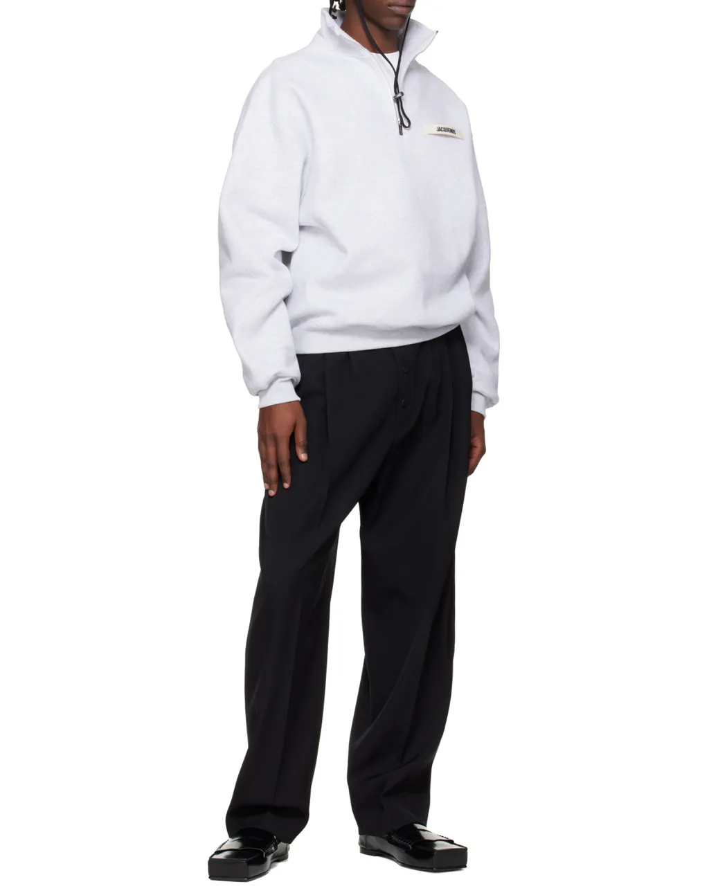 Jacquemus Logo Patch High-Neck Sweatshirt