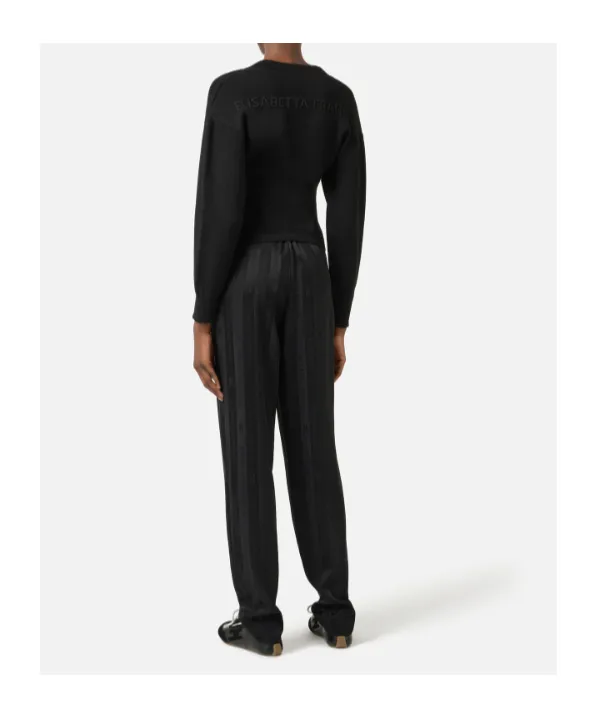 Elisabetta Franchi V-Neck Knitted Cardigan