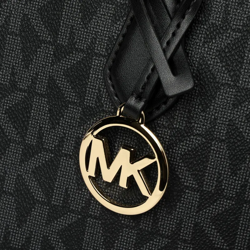 Two-Tone Iconic Logo Shoulder Bag