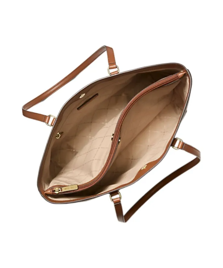 Sheila Large Two-Tone Signature Logo Tote Bag