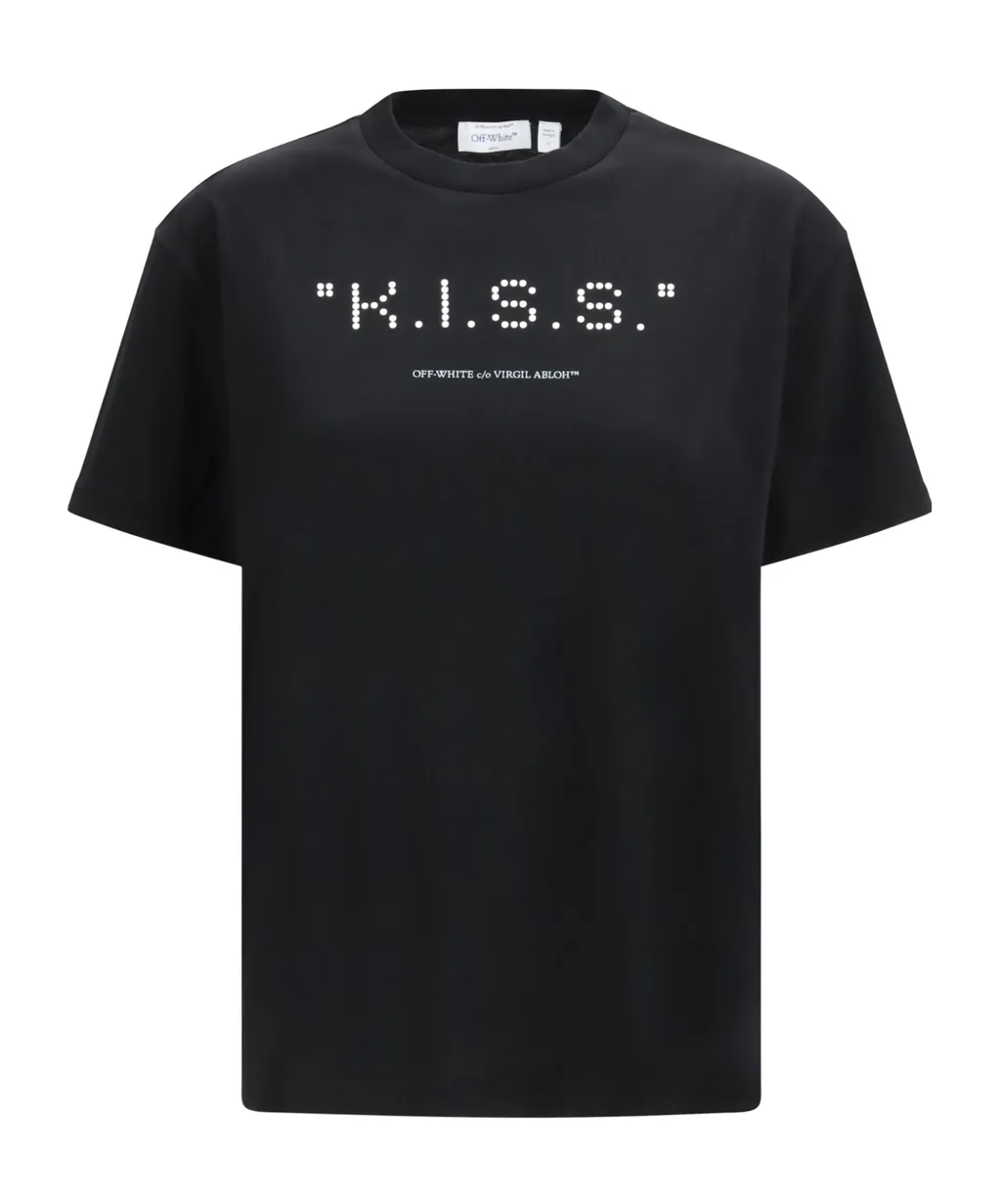 Off-White Kiss Quote T-Shirt