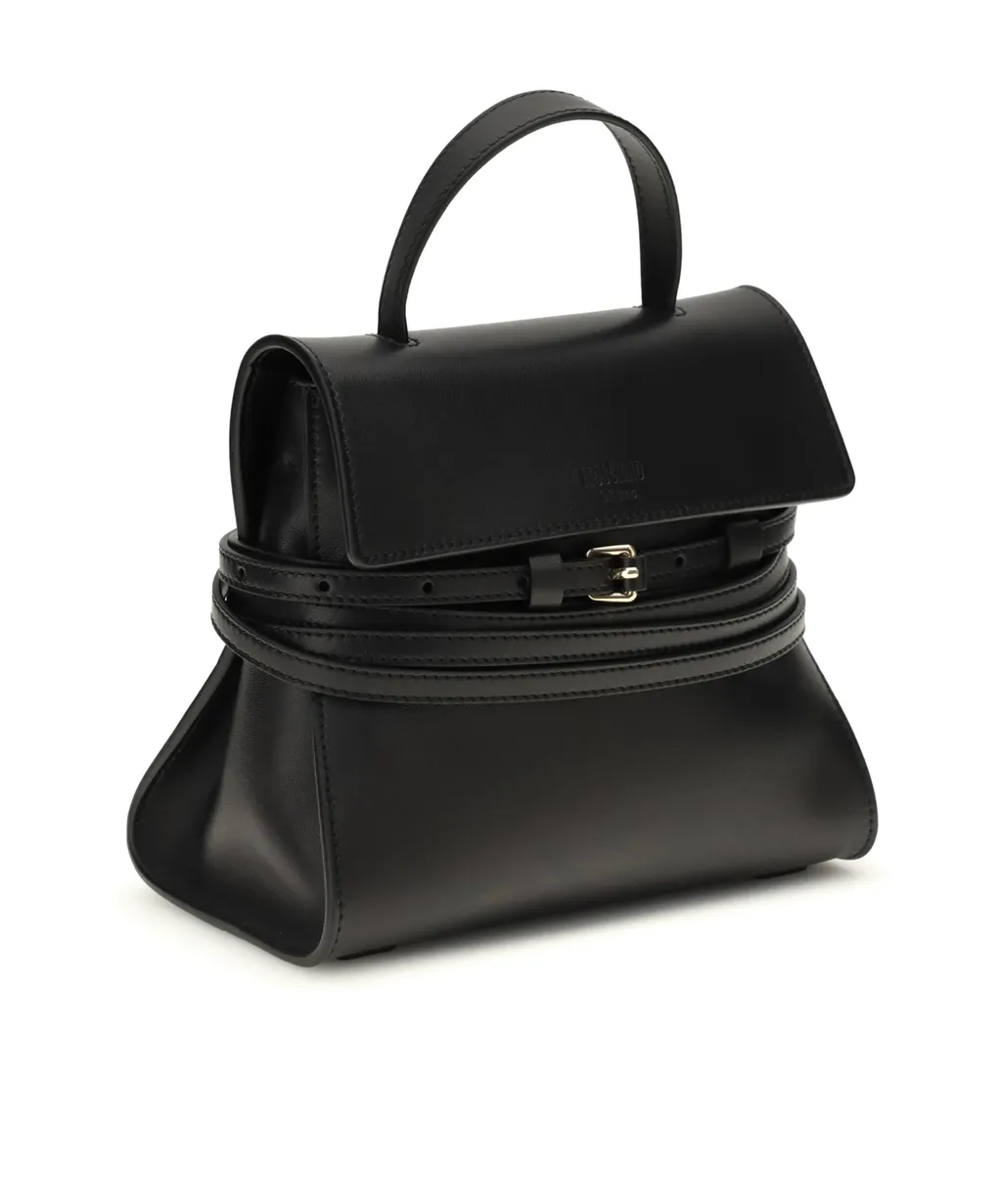 Moschino Tie Me Logo Embossed Tote Bag