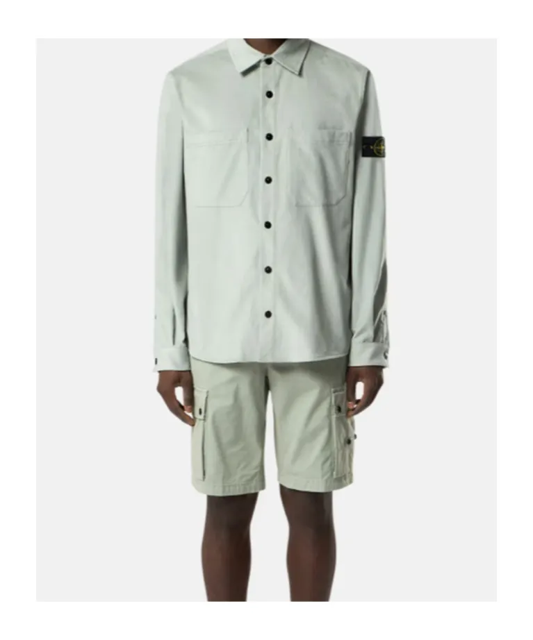 Button Patch Shirt