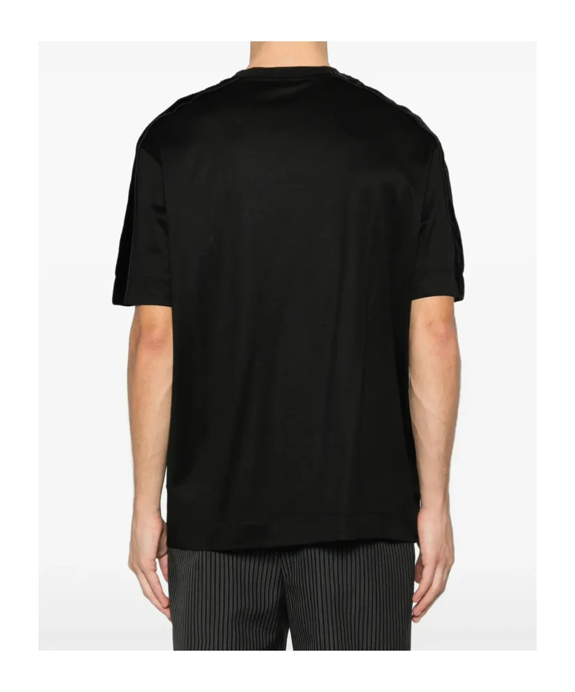 Velvet-Panel T-Shirt