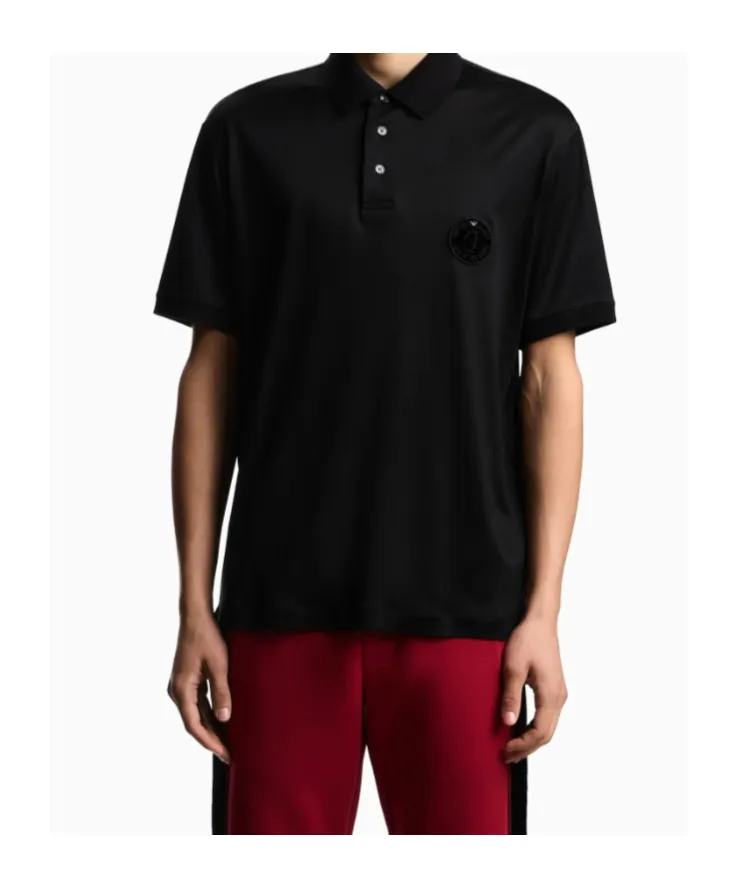 Logo-Patch Polo Shirt