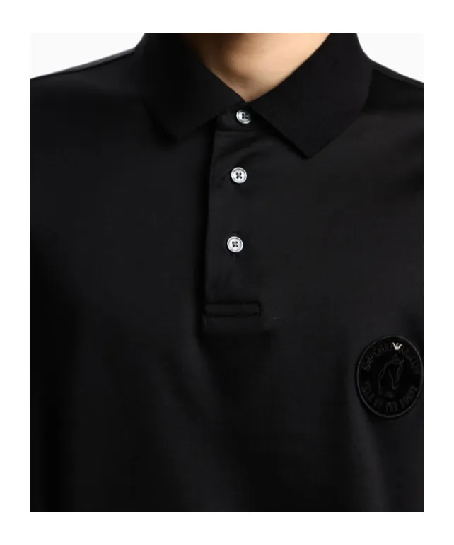 Logo-Patch Polo Shirt