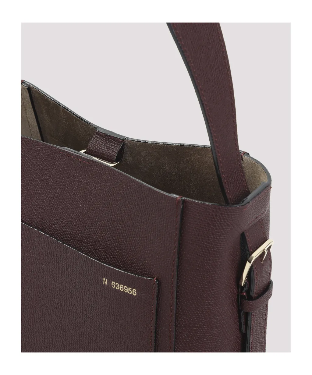 Valextra Open Top Mini Bucket Bag