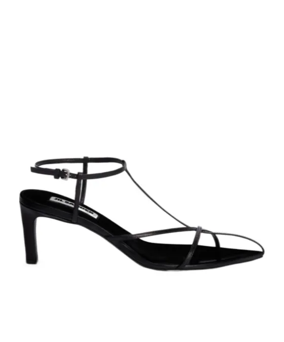 Jil Sander Pointed-Toe Heeled Sandals