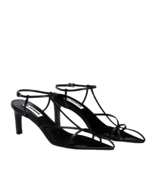Jil Sander Pointed-Toe Heeled Sandals