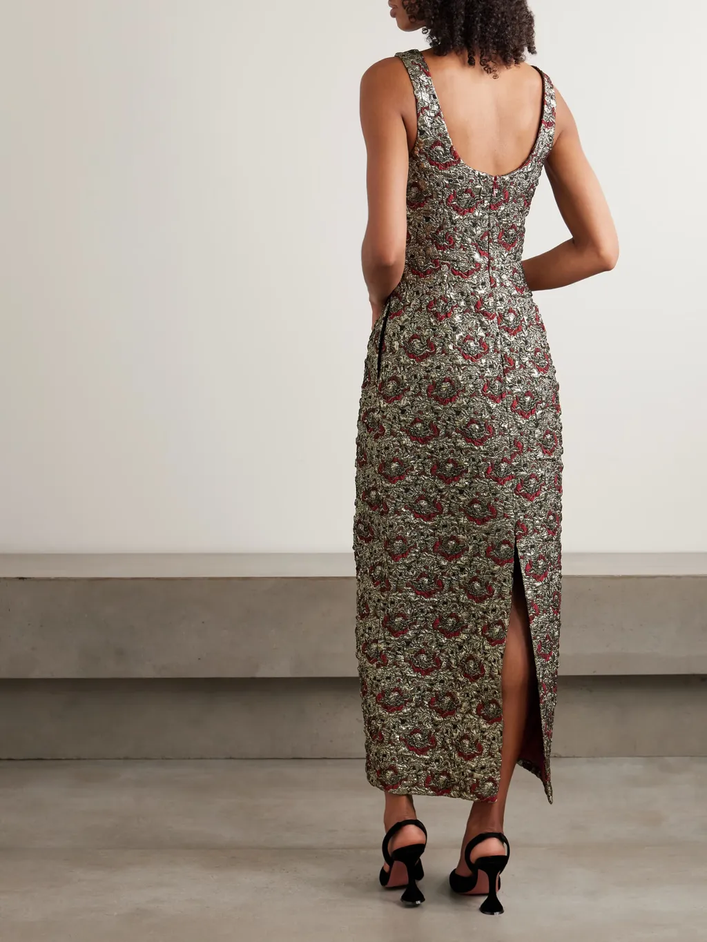 Ravenna Jacquard Midi Dress