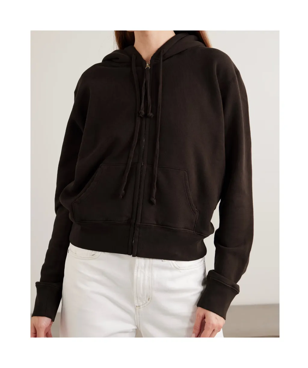 Callie Cotton Knit Hoodie