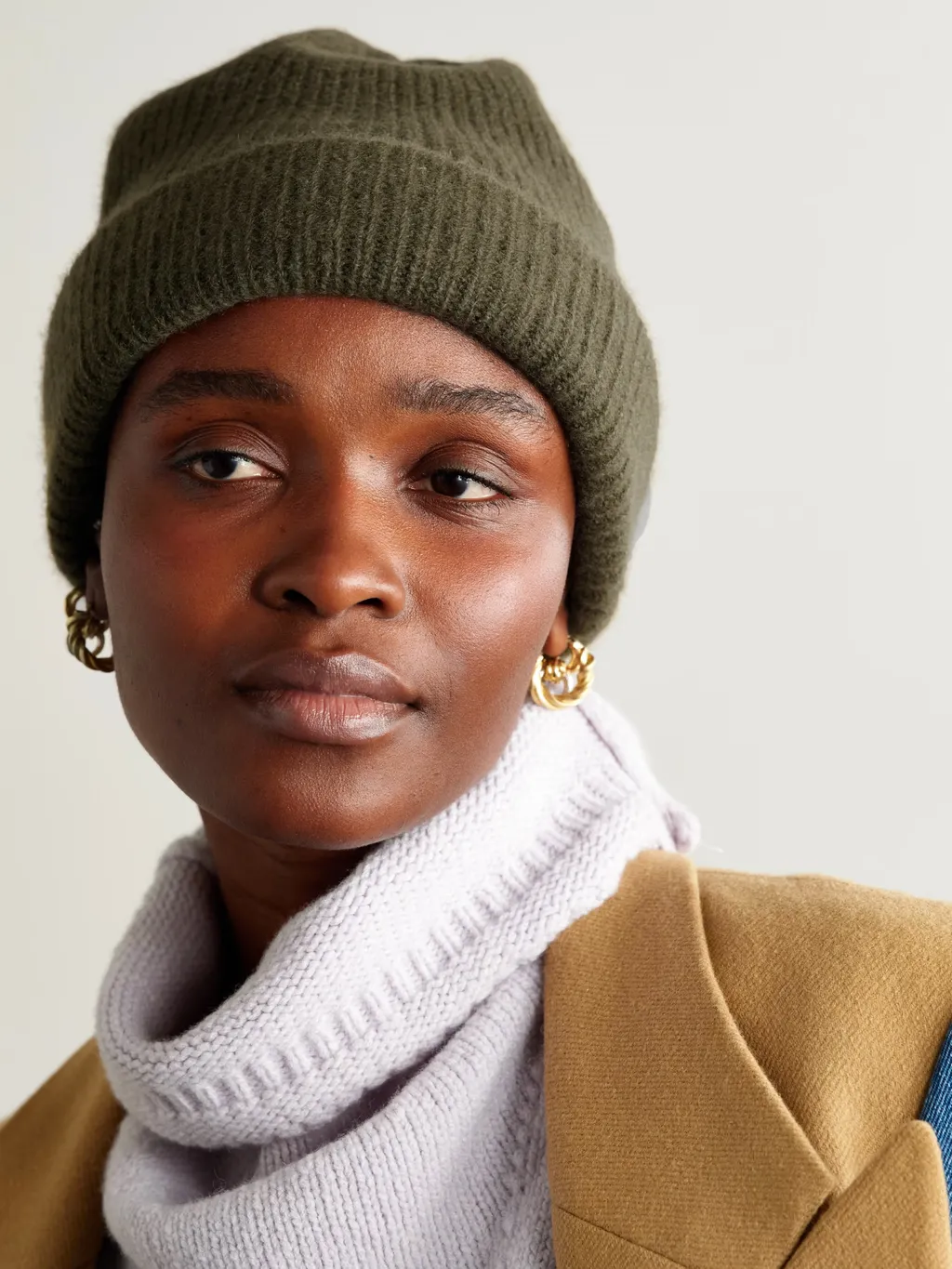 Watchman Ribbed Cashmere Beanie