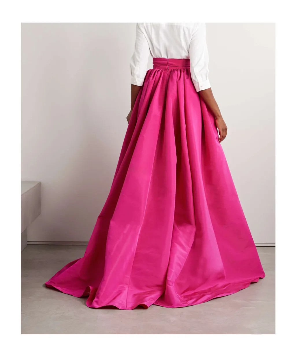 Pleated Midi Skirt
