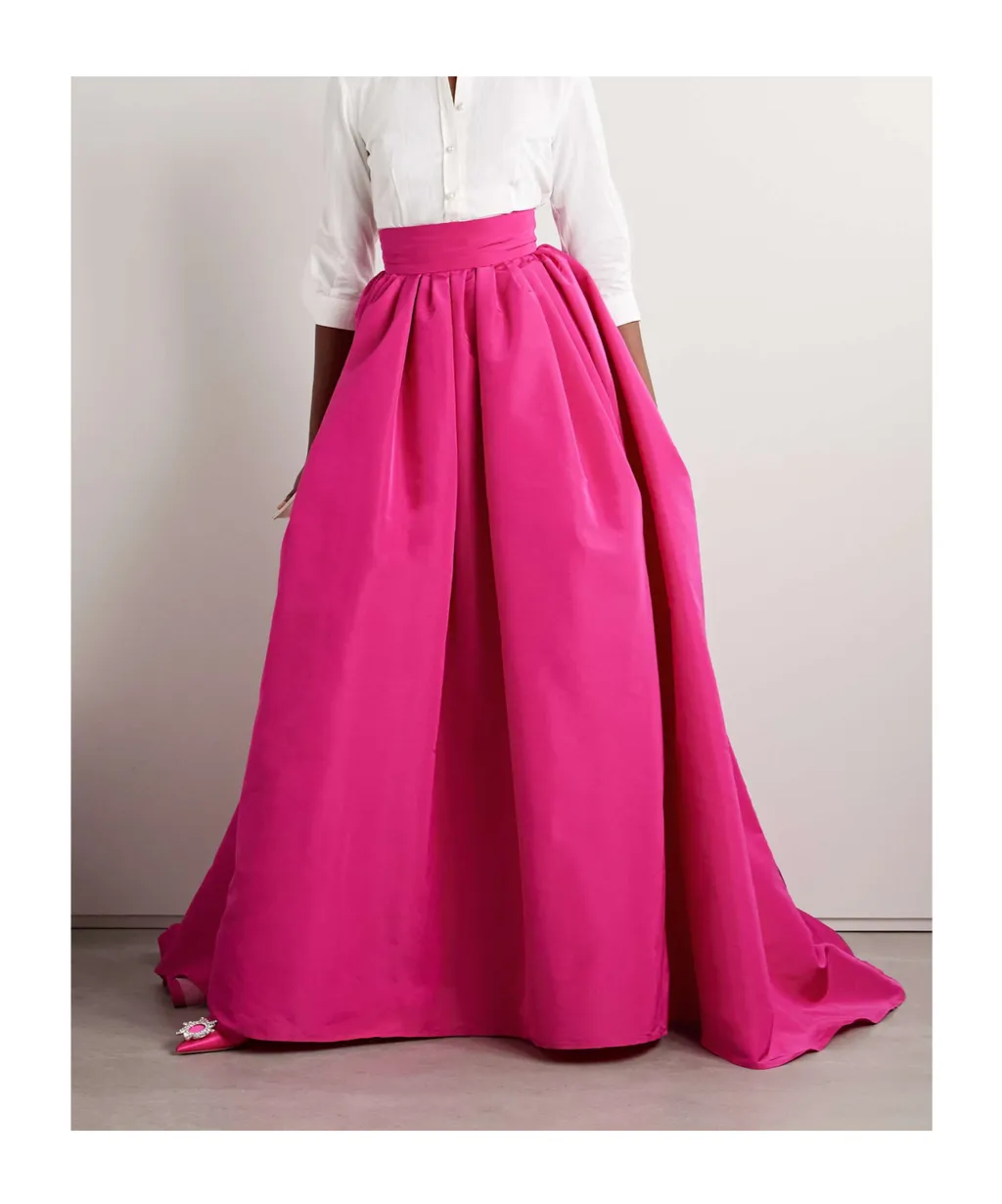 Pleated Midi Skirt