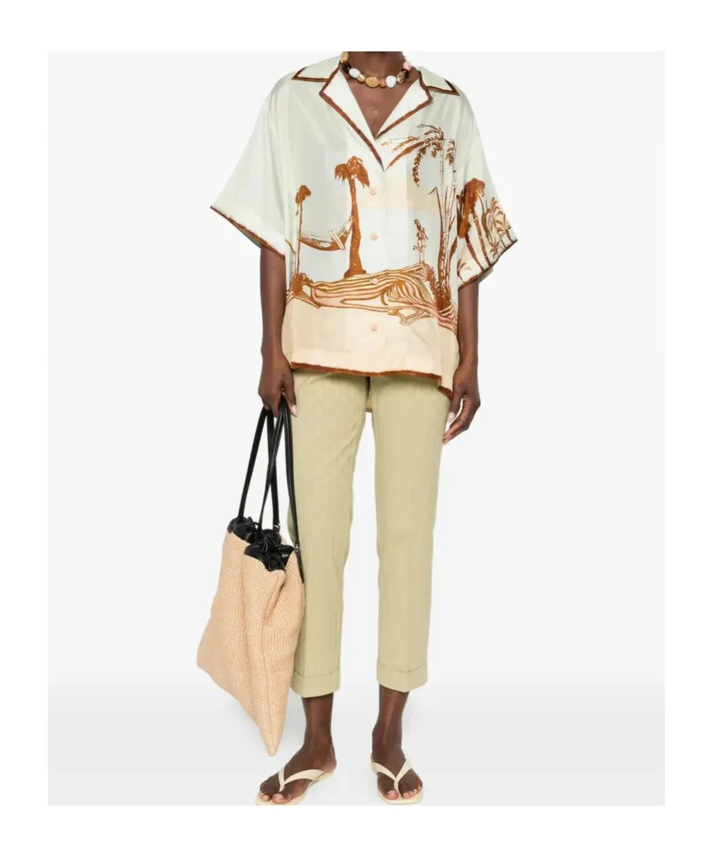 Patterned Trousers