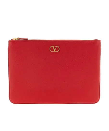 Valentino	Vlogo Signature Zip-Up Clutch Bag