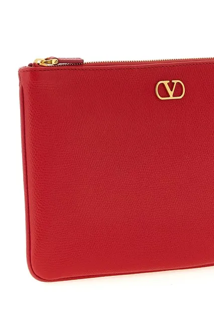 Valentino	Vlogo Signature Zip-Up Clutch Bag