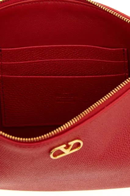Valentino	Vlogo Signature Zip-Up Clutch Bag