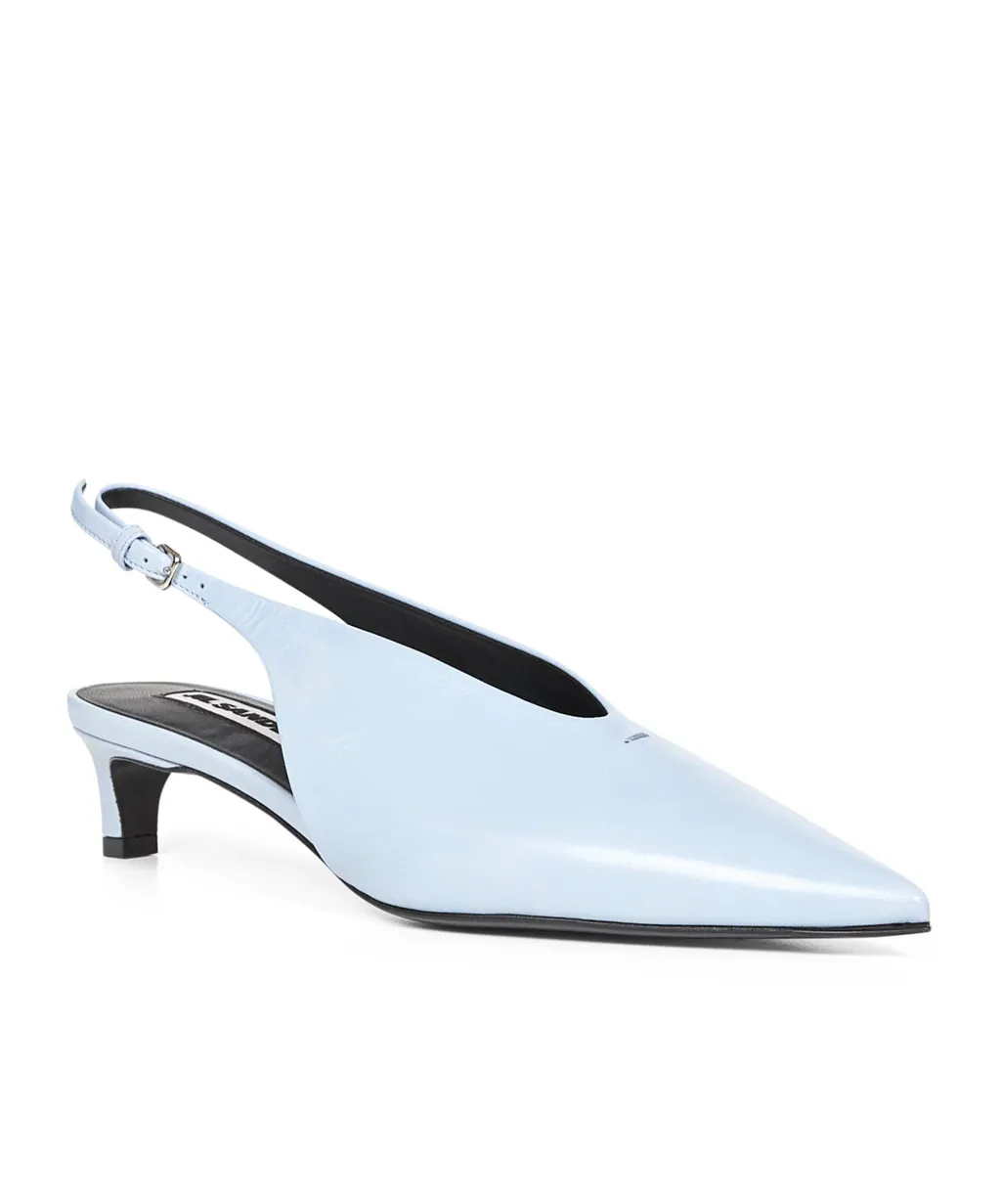 Jil Sander Pointed Toe Slingback Pumps