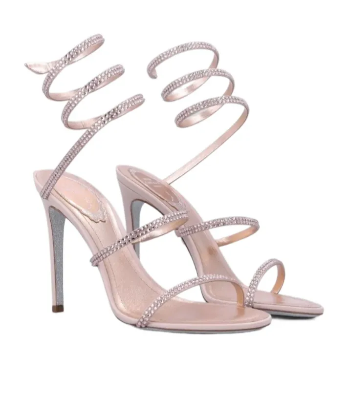 Ren Caovilla Cleo Aqua Sandals
