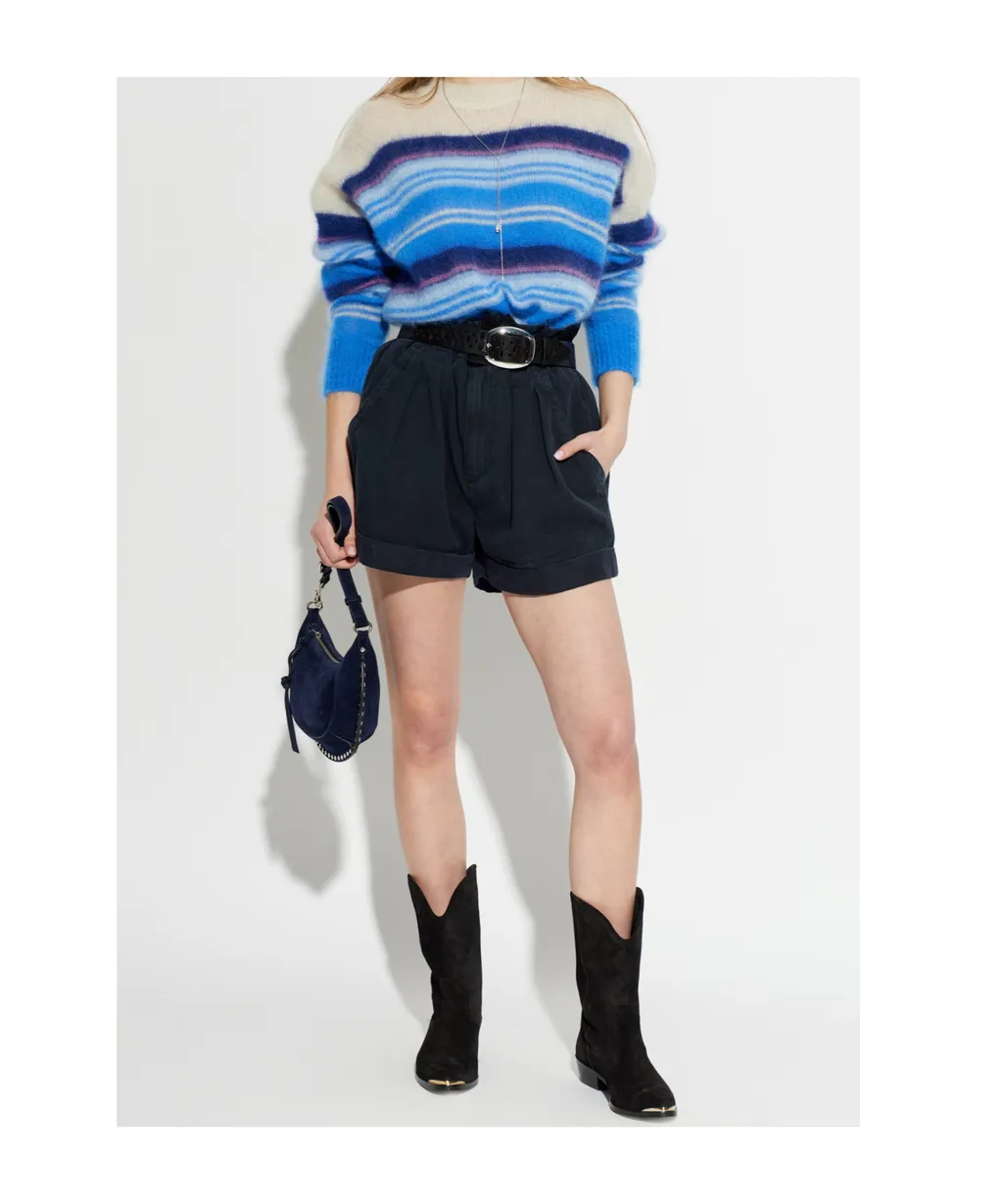 Drusssell Striped Long-Sleeved Sweater