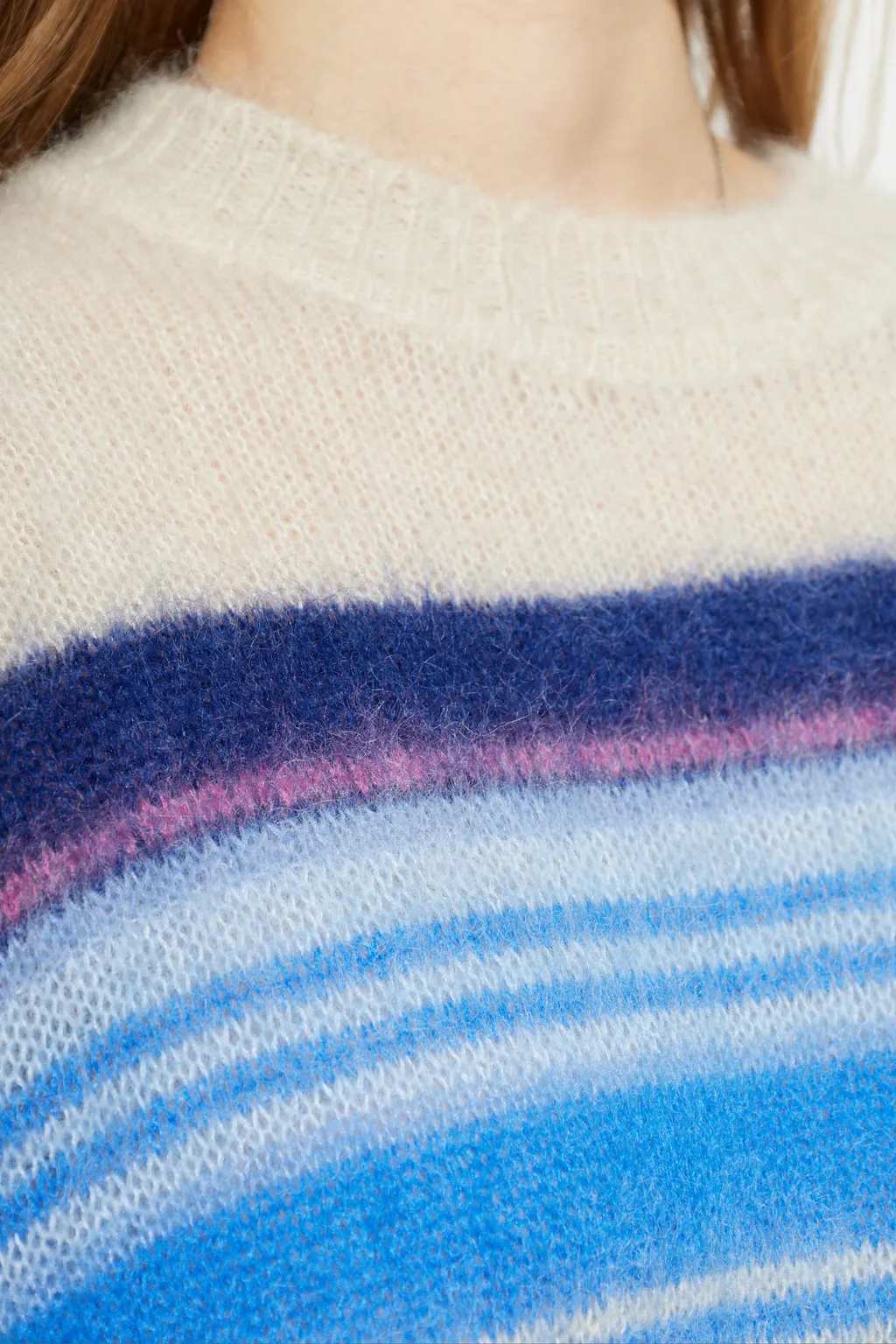 Drusssell Striped Long-Sleeved Sweater