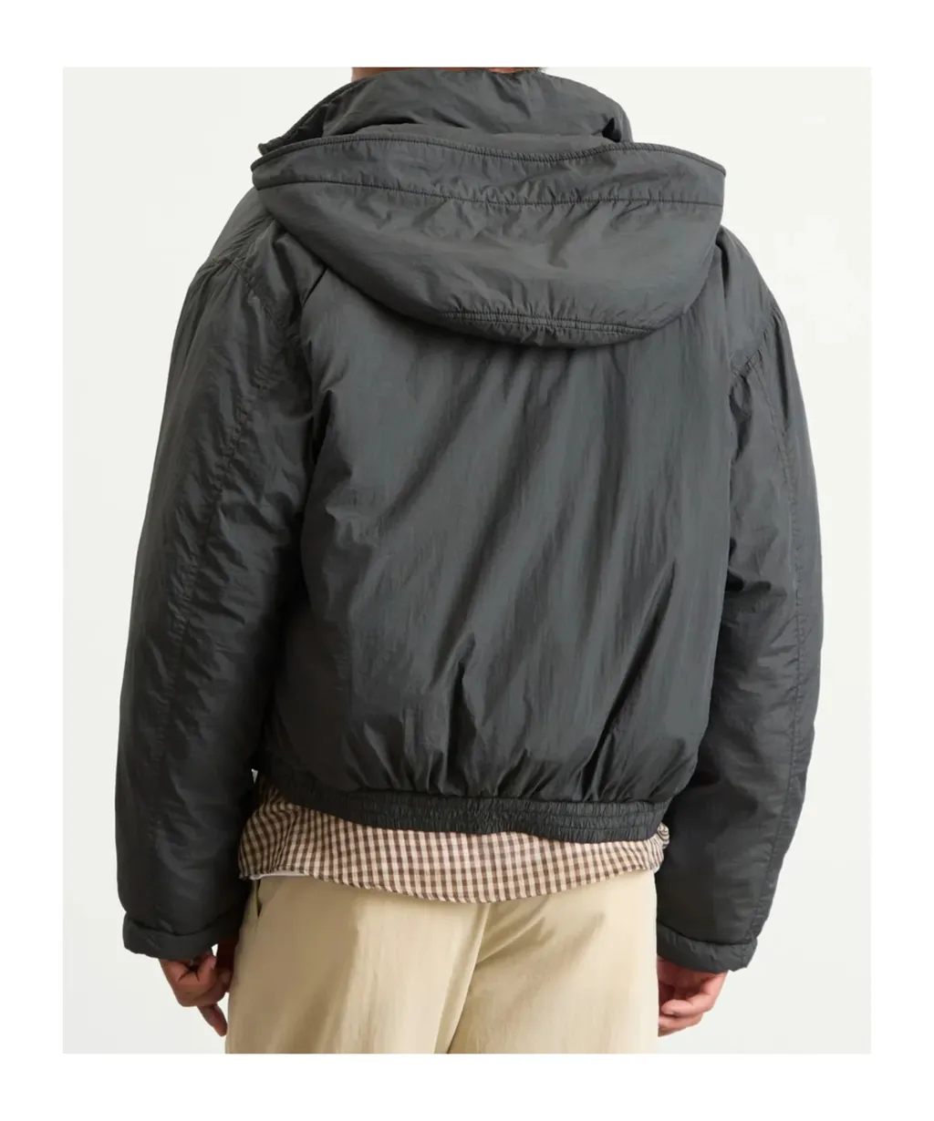Patch-Pocket Hooded Jacket