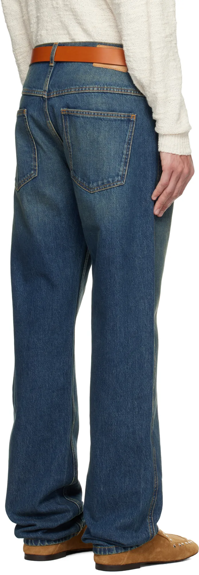 Faded Detail Jeans