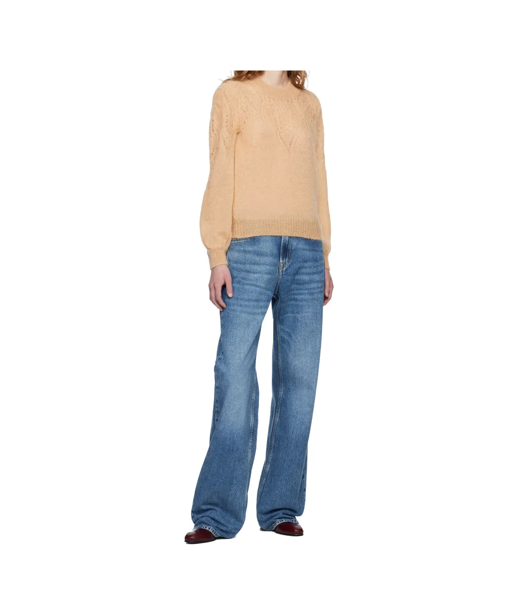 Openwork Long-Sleeved Sweater