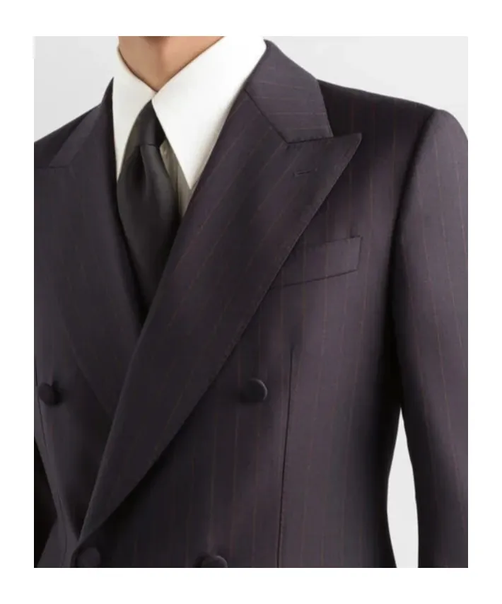 Dolce & Gabbana Double-Breasted Pinstriped Blazer