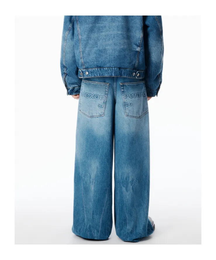 Alexander Wang Surge Wide Leg Jeans